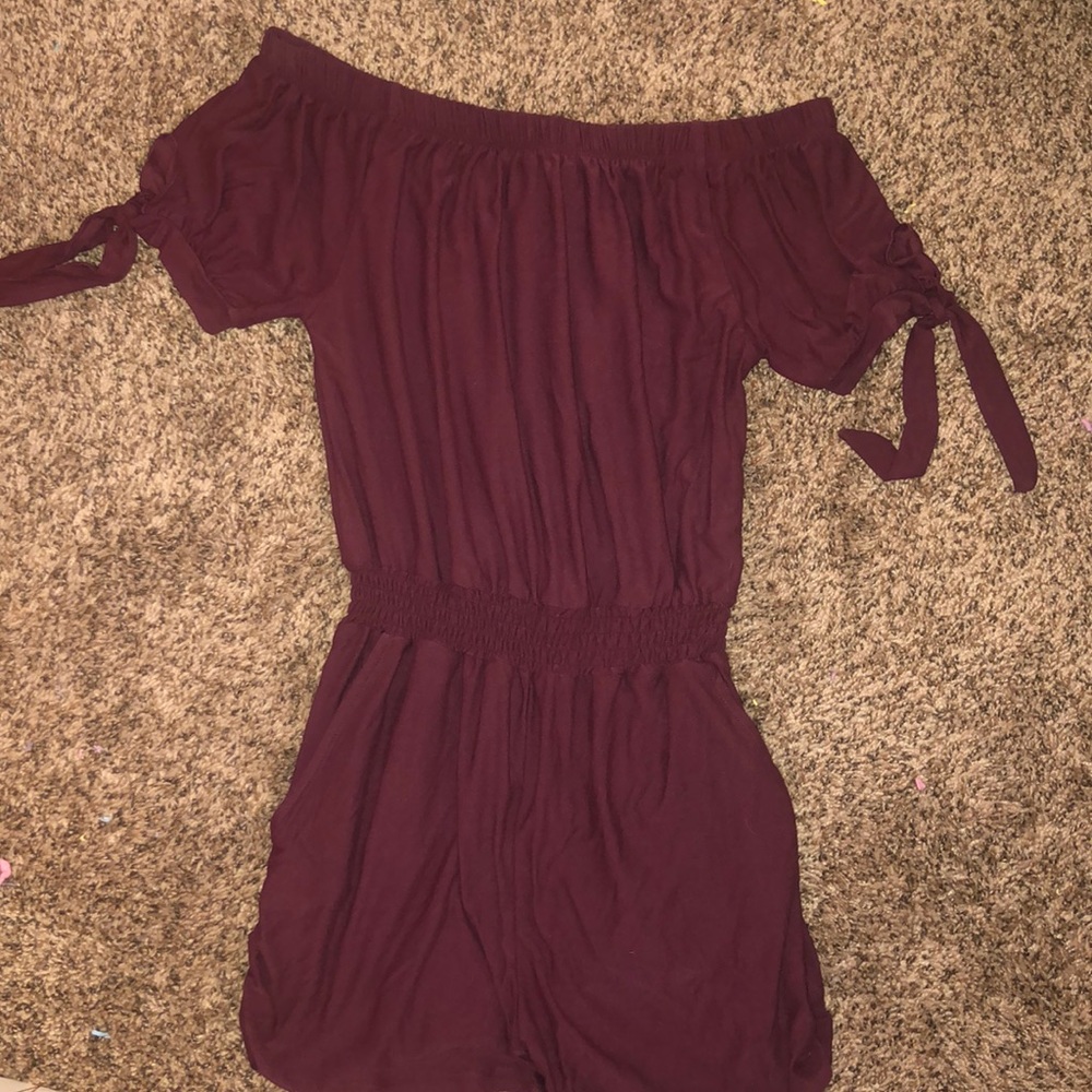 Off the shoulder romper